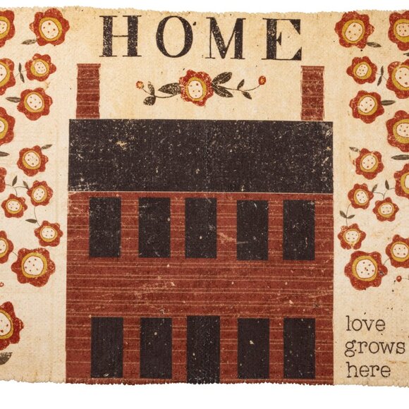 2 New Country Home cotton chenille Rugs - SALE - Picture 1 of 3